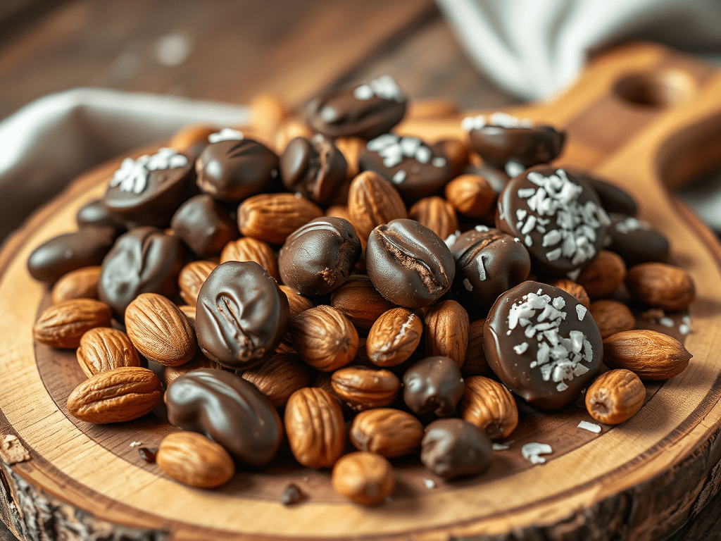 Healthy Chocolate Snacks: Dark Chocolate-Covered Nuts